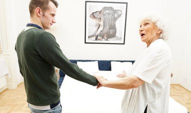 Grandma Gets Her Hairy Pussy Thumped by Young Toyboy