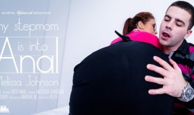 Hot MILF Melissa Johnson gets fucked in the ass by her stepson