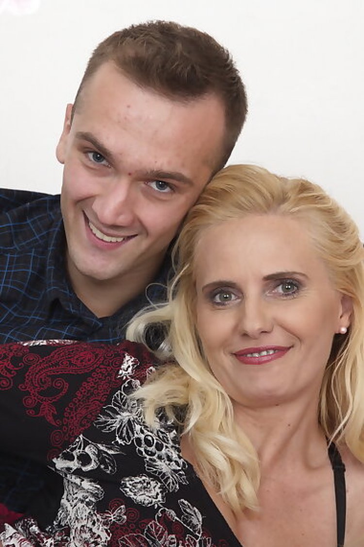 Horny blonde milf getting done by her toy boy