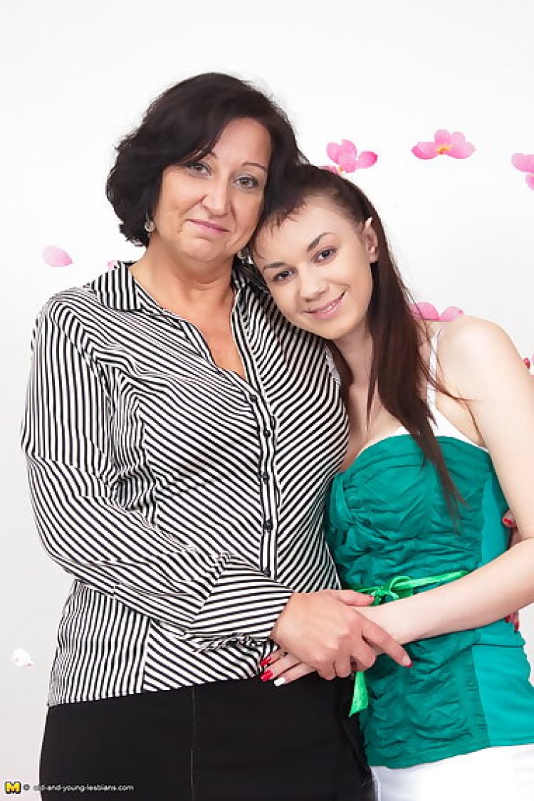 Hot and steamy old and young lesbians having a ball