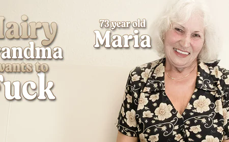 Maria is 73 year old grandma that loves to get her hairy pussy fucked by a 23 year old toyboy
