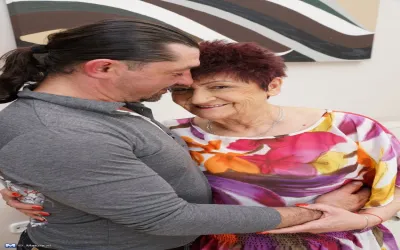 19 vs 41, an old and young lesbian affair with teeny Mitzi and Milf Janet Alfana