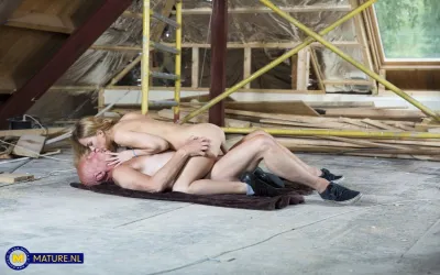 21 year old exchange student Jenny Manson loves the old cock from 65 year old grandpa Hugo