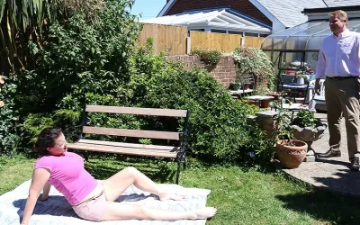 British Big Breasted Temptress Eva Jayne Fucking and Sucking - Mature.nl