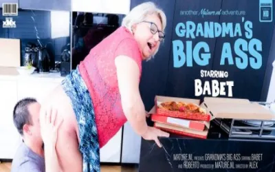 Curvy Big breasted and big booty Grandma Babet gets fucked!