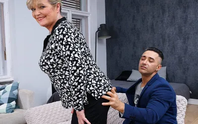 Curvy Mature Lady Riding and Sucking a Big Hard Younger Cock - Mature.nl