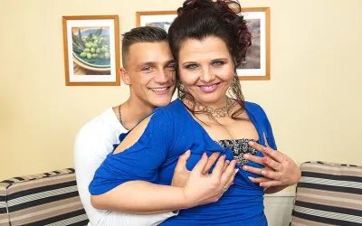 Cute Chubby Housewife Fucking and Sucking Her Toy Boy - Mature.nl