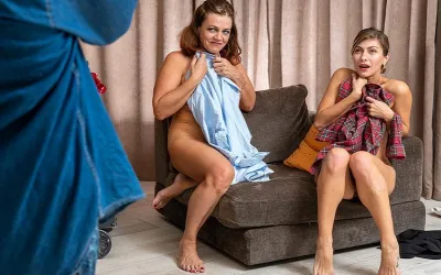 Doing my stepmom while my boyfriend is in the other room