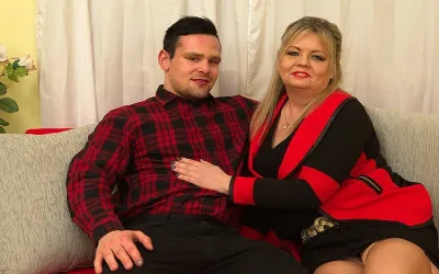 Hairy Mature BBW Fooling around with Her Toy Boy - Mature.nl