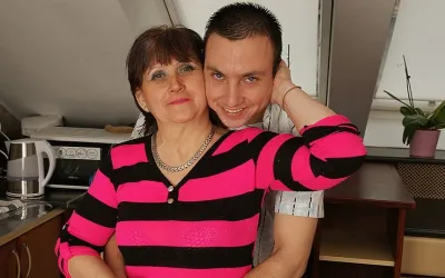 Horny Mature Housewife Fucks and Sucks Her Toyboy - Mature.nl