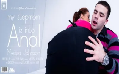 Hot MILF Melissa Johnson gets fucked in the ass by her stepson