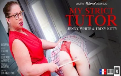 Kinky tutoring with teacher Jenny White and student Trixy Kitty