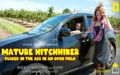 Mature Hitchhicker gets fucked in the ass