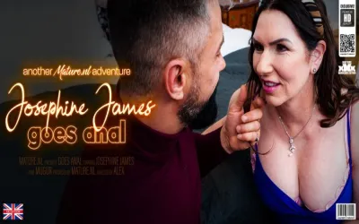 MILF Josephine James gets fucked in the ass and squirts with desire