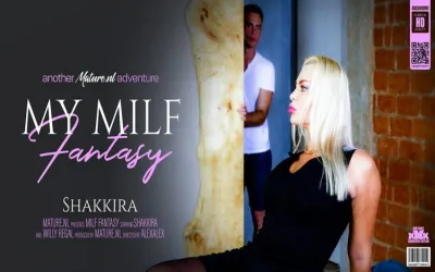 MILF Shakkira makes a young guys wildest fantasy come true
