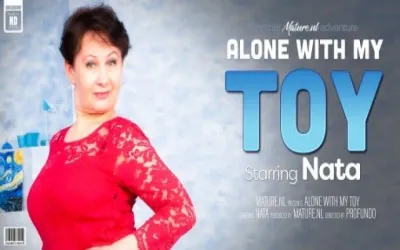 Nata is a horny cougar who happens to find a special toy to play with