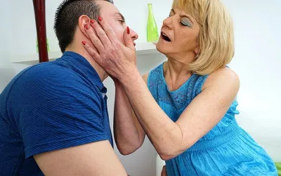 Naughty Older Lady Doing Her Toy Boy - Mature.nl