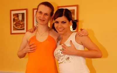 Old and Young Lesbians Make a Party on Their Own - Mature.nl