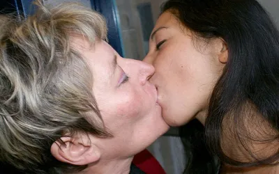 Old and Young Lesbos Get Really Kinky - Mature.nl