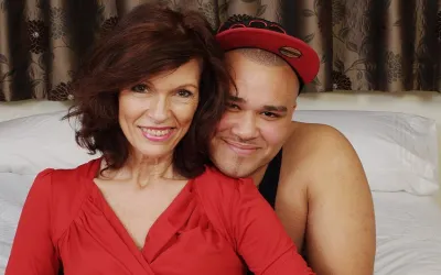 Sexy British Lady Enjoys Her Toyboy's Big Cock - Mature.nl