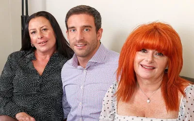 This Salesman Is Getting Lucky with Two Horny Cougars